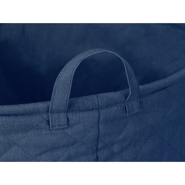 Cesta per il bucato blu scuro in tessuto 67 l Tom Tailor – Wenko-image-4