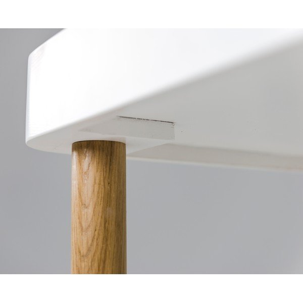 Carrello di servizio bianco su ruote Wagon Oak - Tenzo-image-4