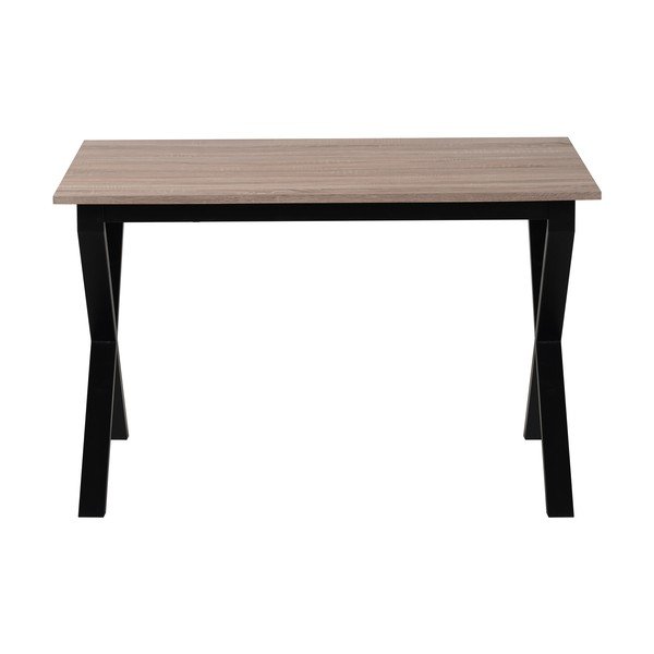 Tavolo da pranzo con piano effetto rovere 80x120 cm Ipswich – Støraa-image-3