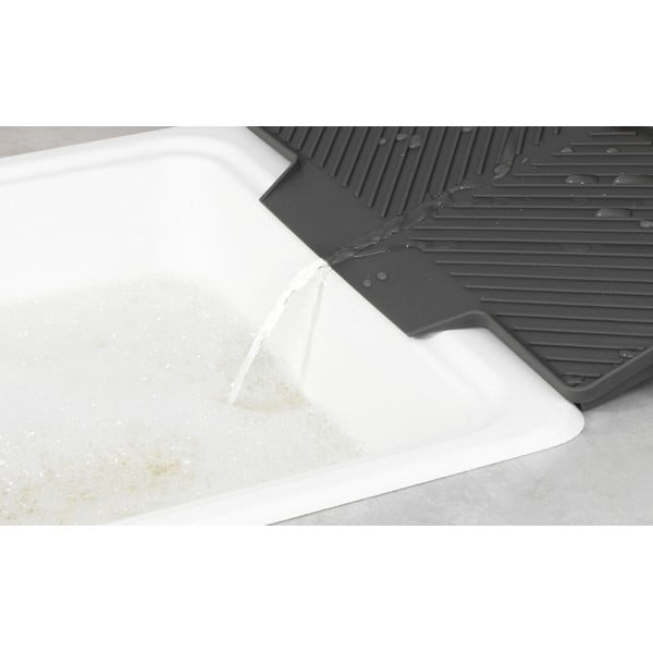 Vassoio di raccolta grigio scuro , 20 x 40 cm Neli - Wenko-image-2