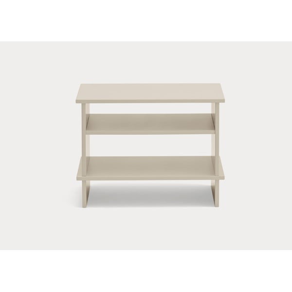 Comodino color crema con ripiani Inari – Teulat-image-3