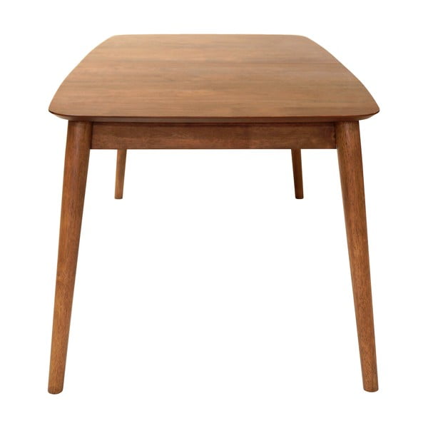 Tavolo da pranzo con effetto noce allungabile con estensione 90x180 cm Montreux – Actona-image-4