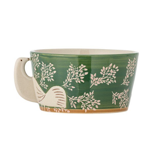 Ciotolina per zuppe e minestre verde in gres 460 ml Hezha – Bloomingville