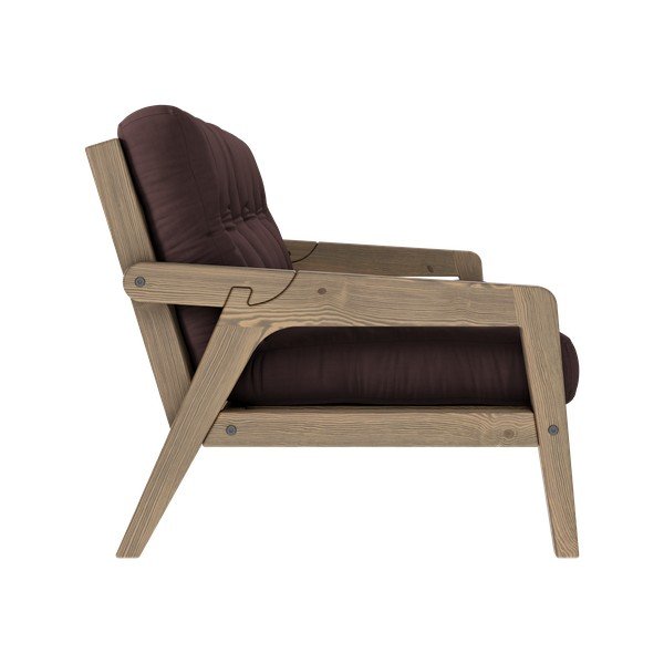 Divano letto marrone 204 cm Grab - Karup Design-image-4