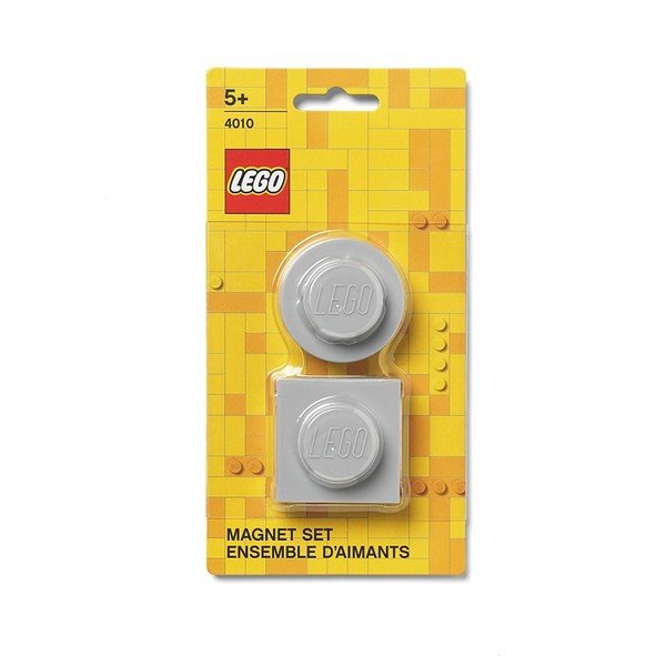 Set di 2 magneti grigi - LEGO®-image-1