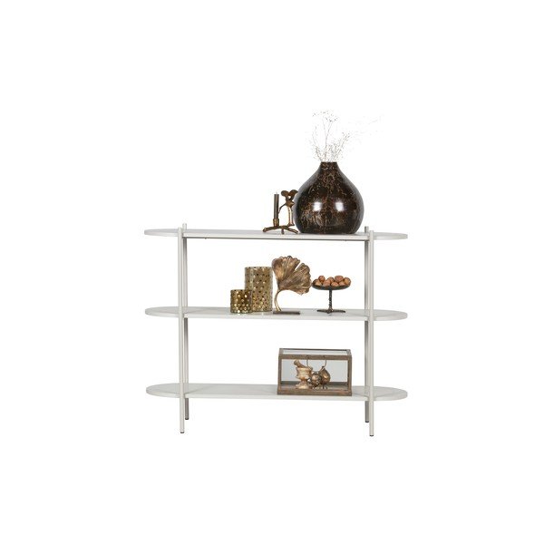 Libreria in frassino grigio chiaro 120x92 cm Tender - BePureHome-image-3