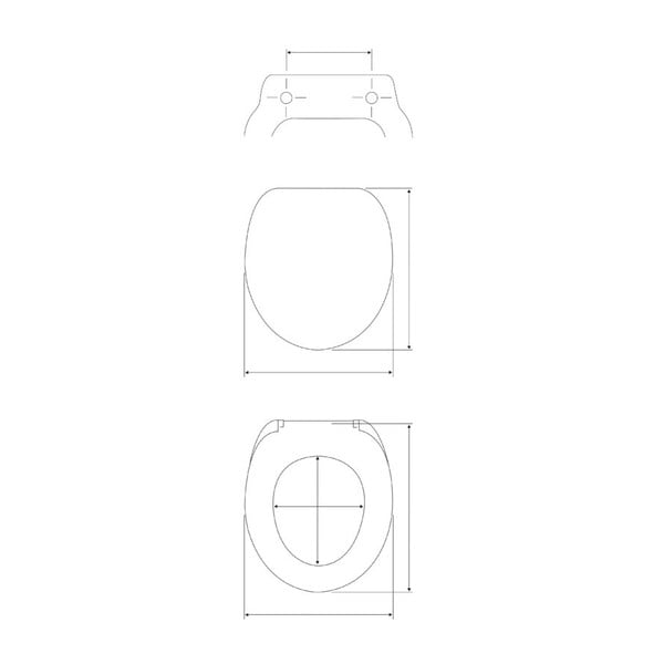 Sedile del water 38 x 41 cm Aldeno - Wenko-image-2