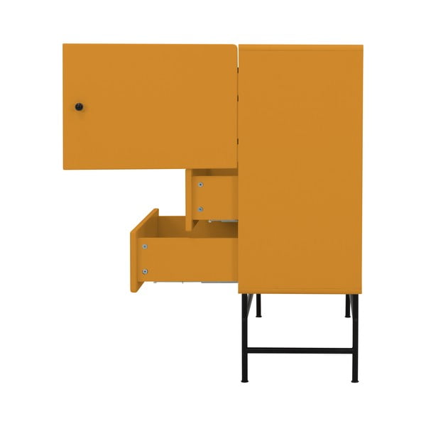 Cassettiera alta gialla 106x107 cm Cocktail - Tenzo-image-3