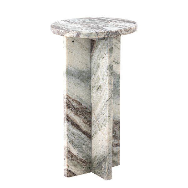 Tavolino rotondo in marmo ø 30 cm Jasmia – Bloomingville
