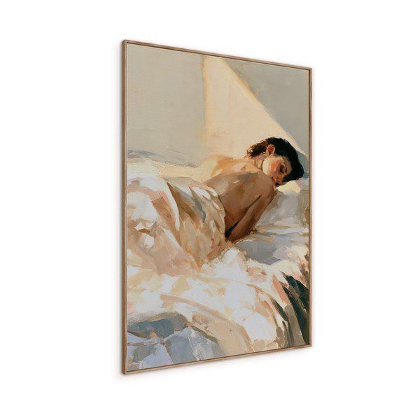 Dipinto stampato con cornice inclusa/dipinto su tela 70x100 cm Dreamy Rays – Styler-image-4