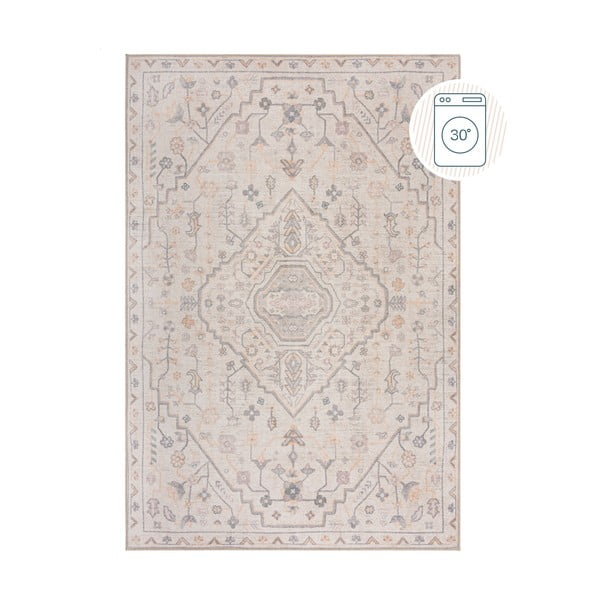 Tappeto color crema lavabile 115x170 cm Teo Traditional – Flair Rugs