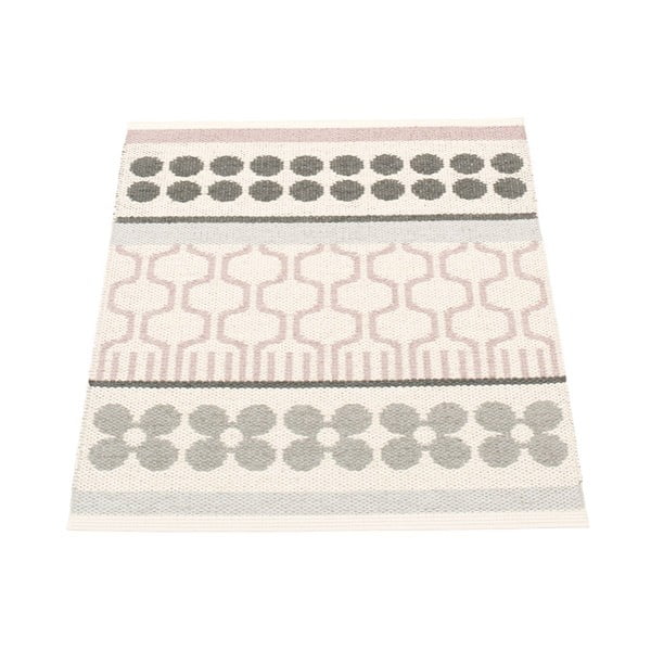 Tappeto da interno/esterno rosa chiaro/grigio 70x90 cm Asta Pale Rose – Pappelina-image-1