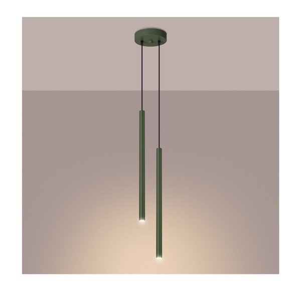 Lampadario verde ø 15 cm Fideus – Sollux-image-2