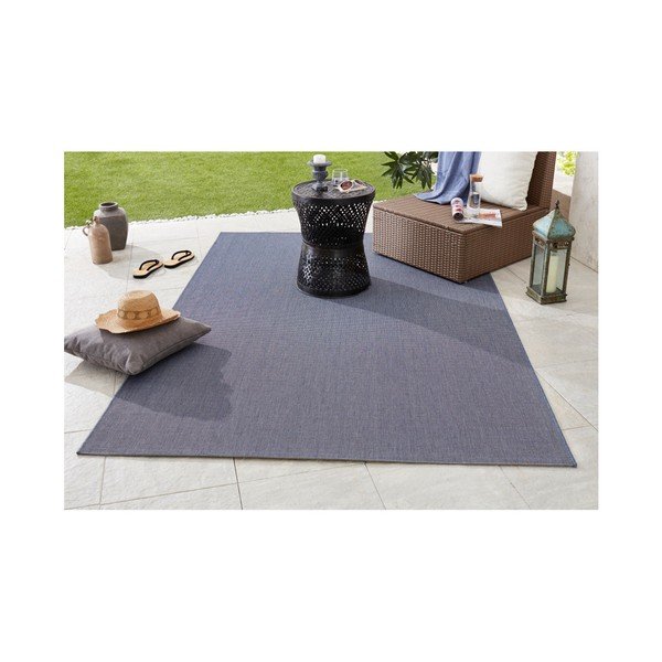 Runner blu adatto all'esterno Match, 80 x 200 cm - Bougari-image-1