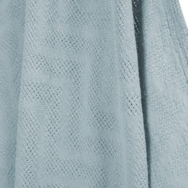 Coperta blu in cotone biologico 80x80 cm Lil Planet - Roba-image-2