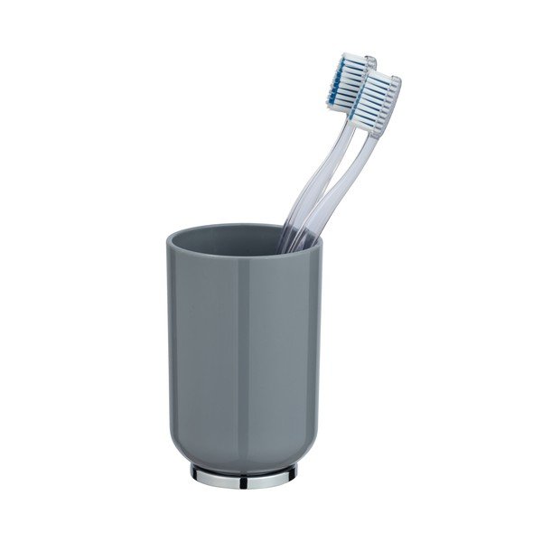 Tazza grigia per spazzolini da denti Posa - Wenko-image-2