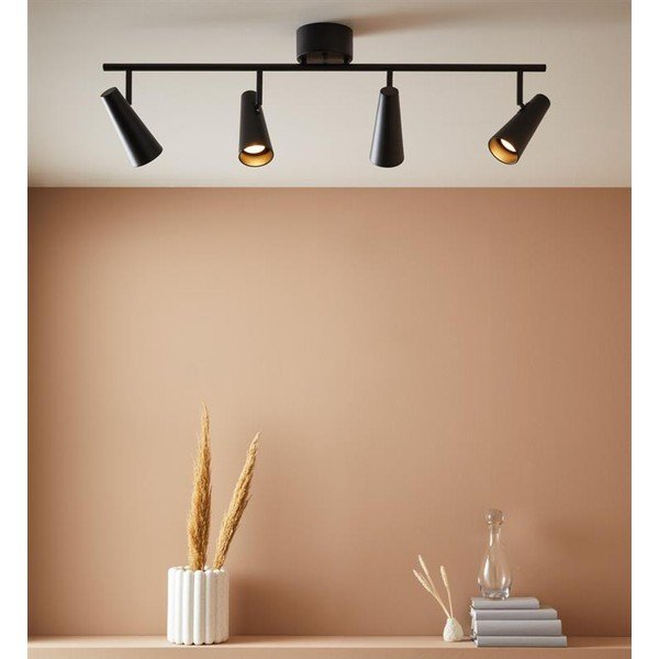 Plafoniera nera, larghezza 93,5 cm Crest - Markslöjd-image-1