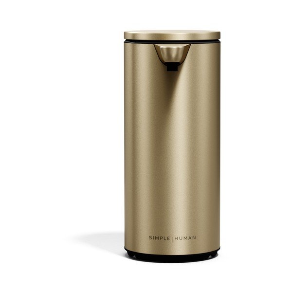 Dispenser per sapone automatico oro opaco in acciaio 266 ml – simplehuman-image-3