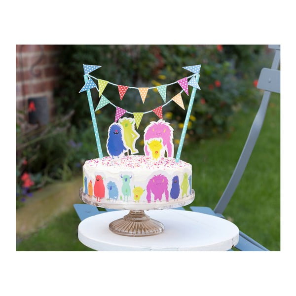 Set di decorazione per torte "Mostri del mondo Monsters of the World - Rex London-image-3