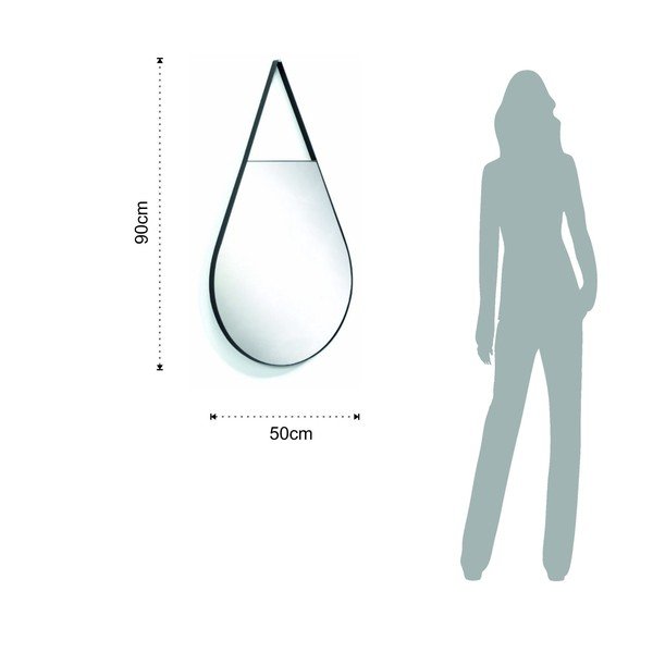 Specchio appeso Drop , 50 x 90 cm Evolution - Tomasucci-image-3