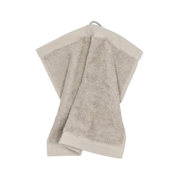 Asciugamano tipo terry grigio chiaro in cotone 30x30 cm Comfort – Södahl-image-3