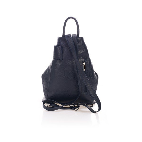 Zaino in pelle blu scuro Narni - Lisa Minardi-image-1