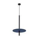 Lampadario blu scuro/beige in metallo ø 30 cm Rilu – Sollux