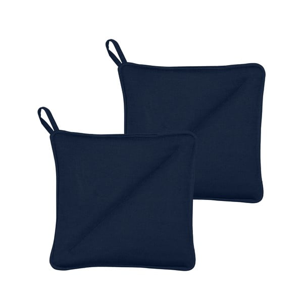 Set di 2 presine in cotone blu Soft - Södahl-image-2