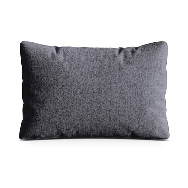 Cuscino per divano grigio scuro con rivestimento in bouclé Kemi – Cosmopolitan Design