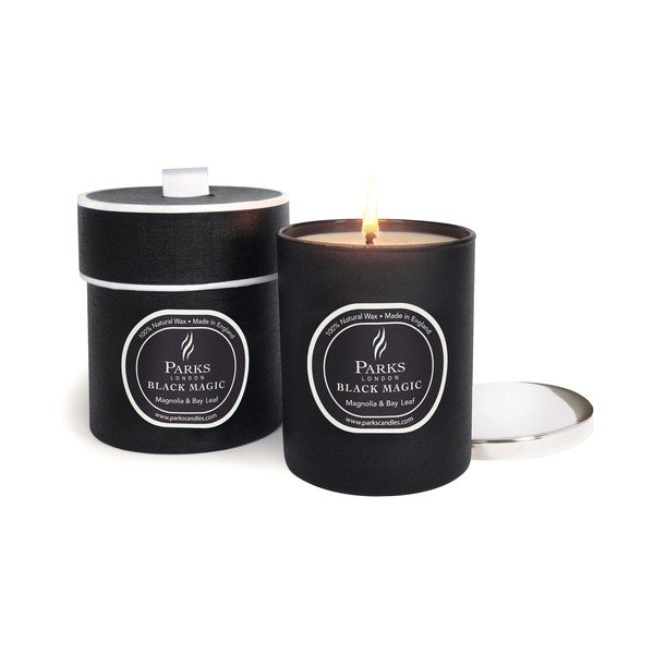 Svíčka s vůní magnolie a bobkového listu Parks Candles London Magic, 50 hodin hoření