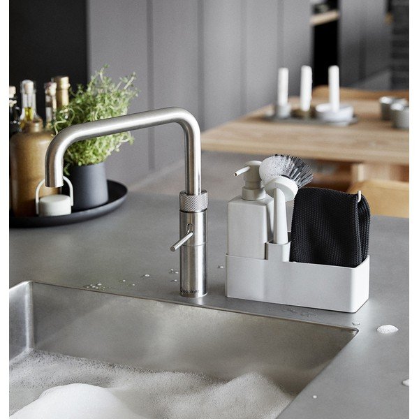 Supporto per detersivo grigio chiaro in plastica/in silicone Singles – Zone-image-1