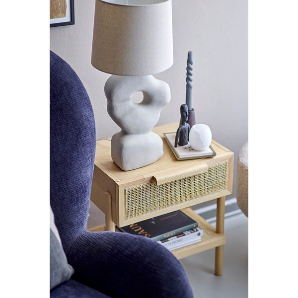 Comodino in legno di pino colore naturale Manon - Bloomingville-image-1