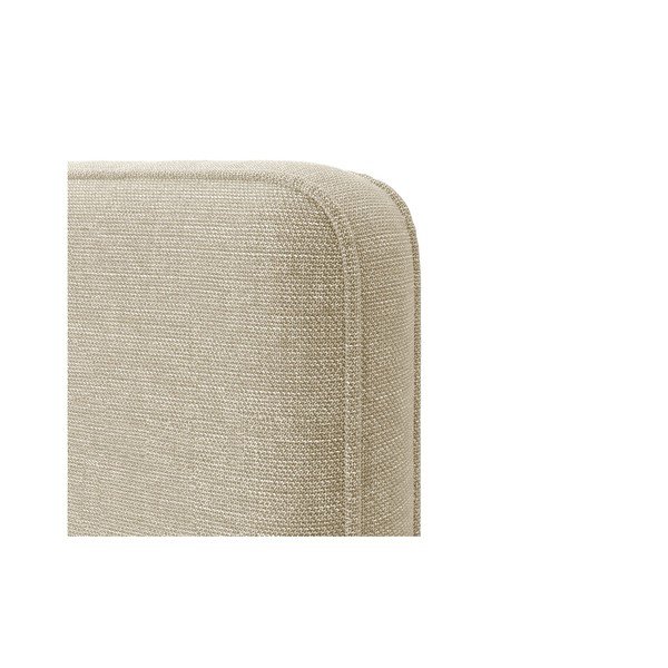 Letto matrimoniale imbottito beige con rete inclusa 180x200 cm Eda – Micadoni -image-4