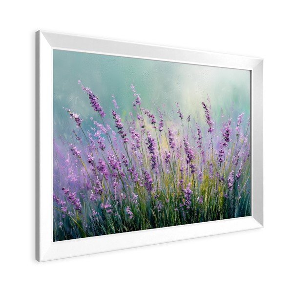 Dipinto stampato con cornice inclusa 75x56 cm Lavender – Styler-image-4