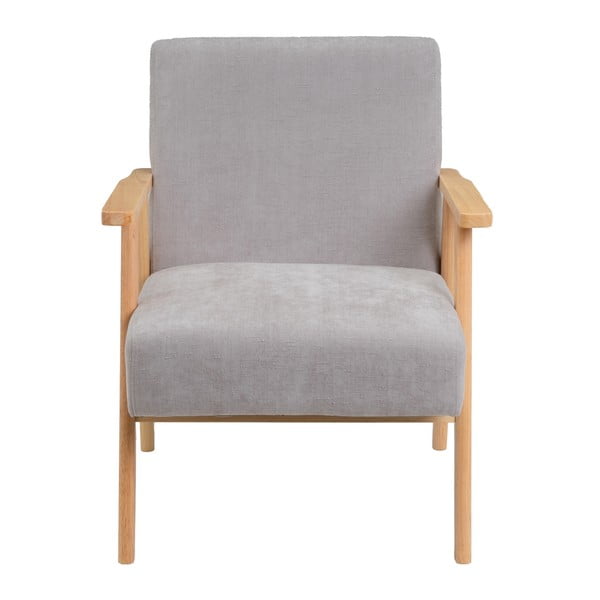 Poltrona grigia con rivestimento in ciniglia Vintage – Casa Selección-image-2