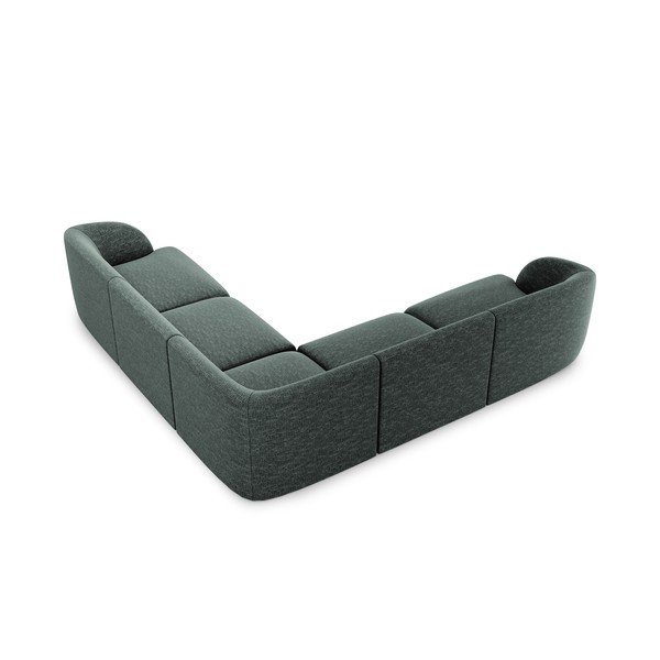 Divano angolare verde scuro Miley - Micadoni Home-image-3
