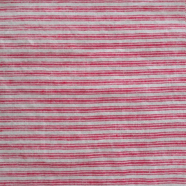 Tovaglia di lino 140x300 cm Red Natural Stripes - Linen Tales-image-1