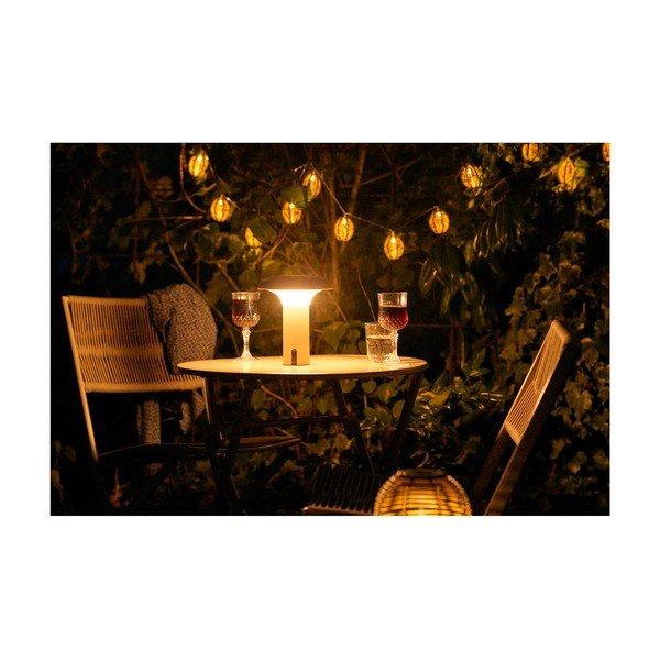 Illuminazione esterna LED con ricarica USB da tavolo /portatile ø 18 cm Ramsey – House Nordic-image-2