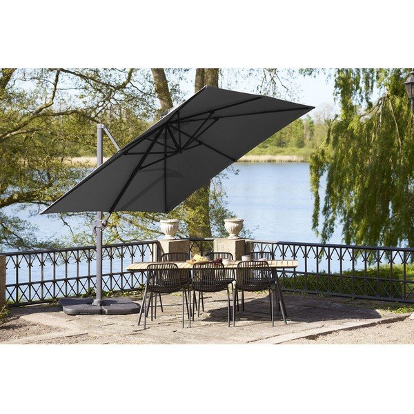 Ombrellone nero ø 295 cm Baza – House Nordic-image-1