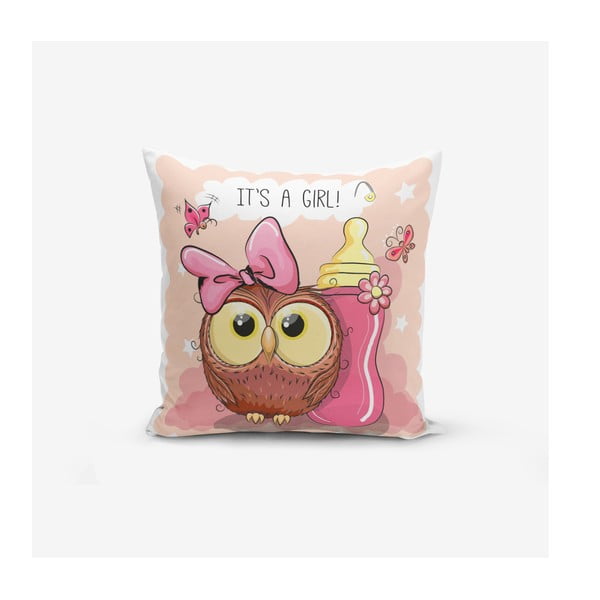 Federa per bambino 43x43 cm Girl Owl - Mila Home