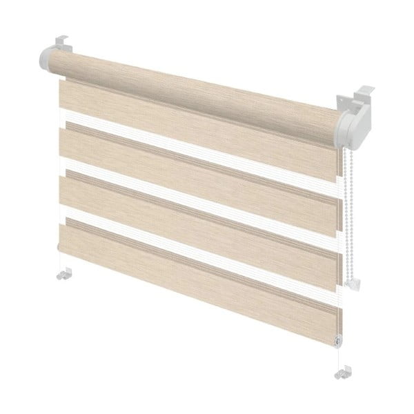 Tenda a pacchetto giorno/notte color crema 42,5x150 cm Zebra Silvalin – Gardinia-image-1