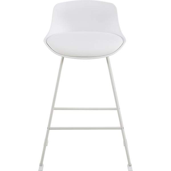 Sgabello da bar bianco (altezza della seduta 66 cm) Tina – Actona-image-4