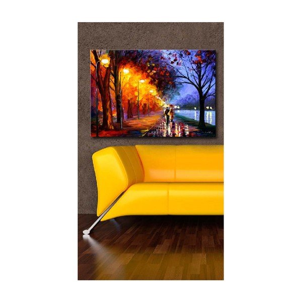 Pittura su tela Passeggiata d'autunno, 70 x 45 cm - Wallity-image-1