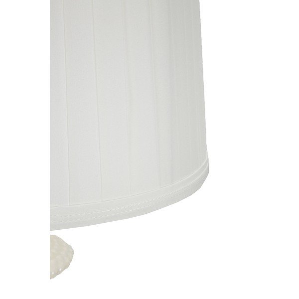 Lampada da tavolo bianca con paralume in tessuto (altezza 57 cm) Caserta - Mauro Ferretti-image-4