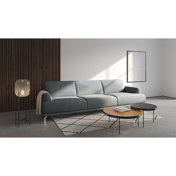Divano grigio chiaro , 240 cm Puzo - MESONICA-image-1