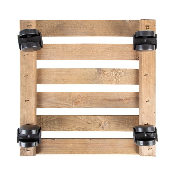 Supporto rotante per vaso in legno (altezza totale 8 cm) Indoor & Outdoor – Esschert Design-image-2