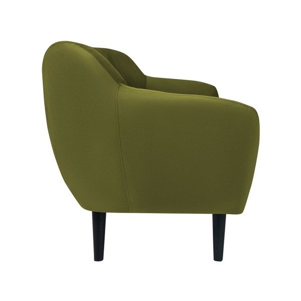 Divano in velluto verde , 158 cm Toscane - Mazzini Sofas-image-3