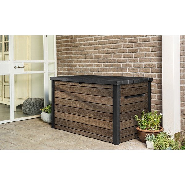 Contenitore da giardino in plastica marrone Signature - Keter-image-1