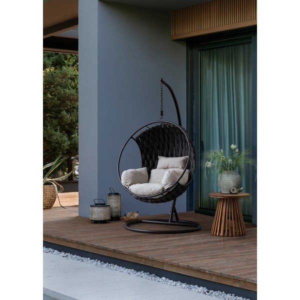 Tavolino da giardino rotondo in acacia massiccia ø 50 cm Rodano – Bizzotto-image-2