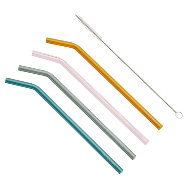 Set di 4 cannucce in vetro e spazzola Villeroy & Boch - like | Villeroy & Boch